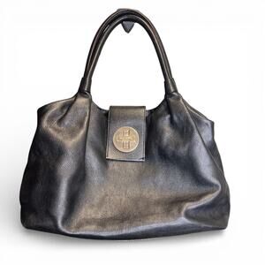 KATE SPADE Bexley 'Jessie' Black Pebbled Leather Shoulder Bag Tote EUC